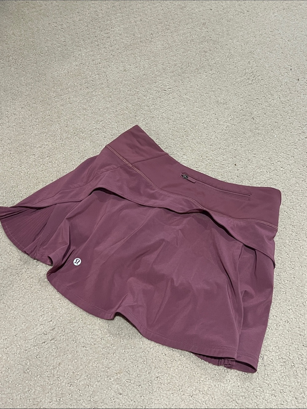 lululemon athletica Plum Athletic Skort